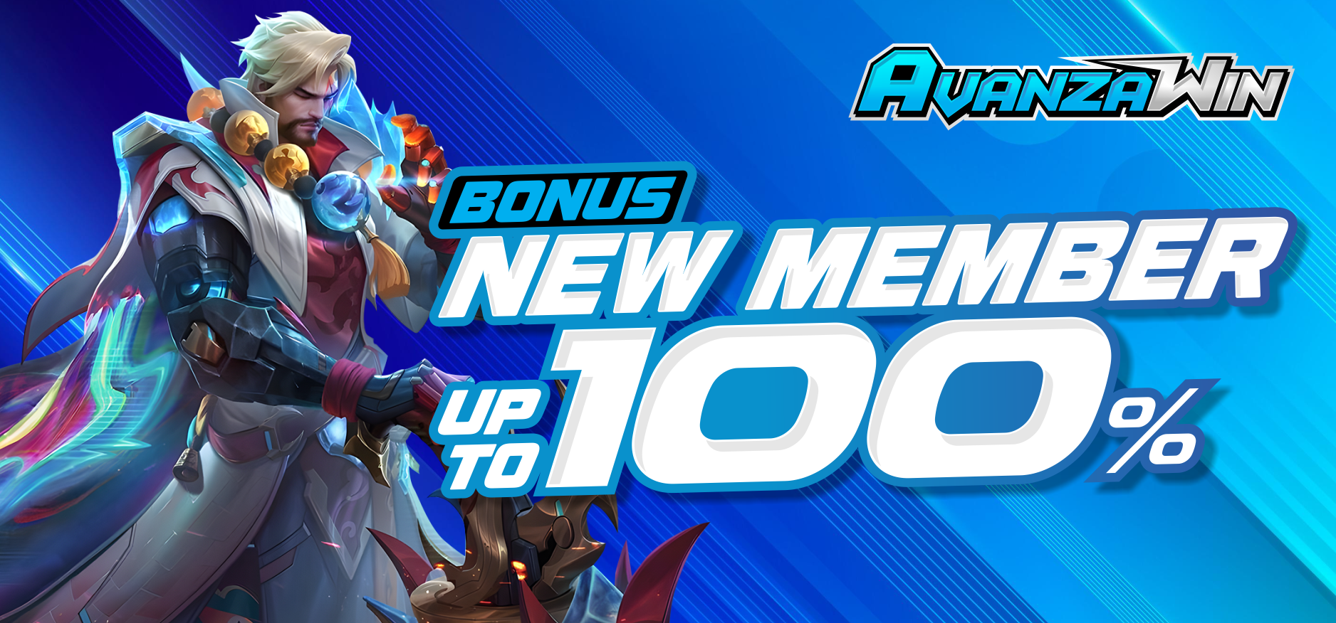 BONUS NEW MEMBER 100%