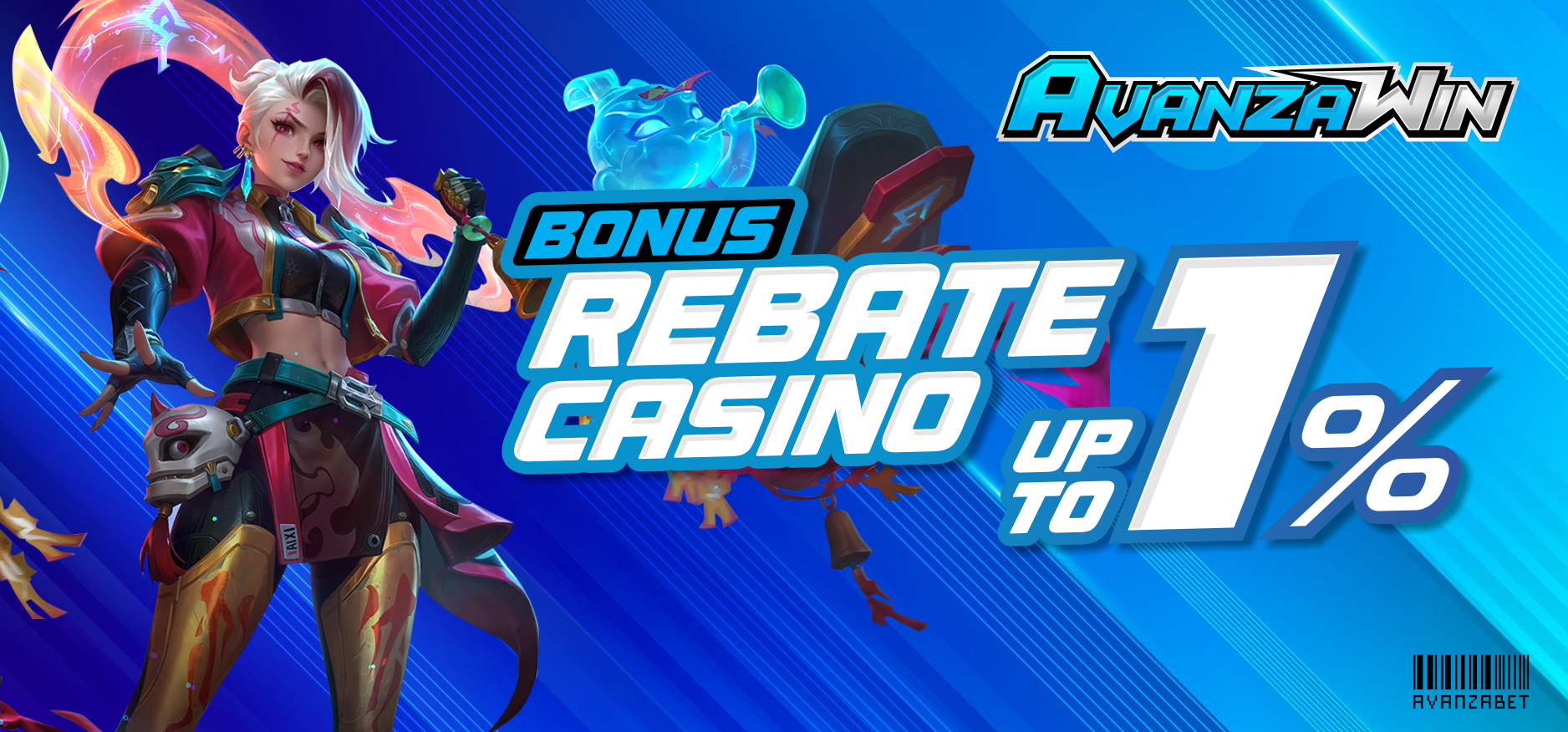 BONUS ROLLINGAN CASINO 1%